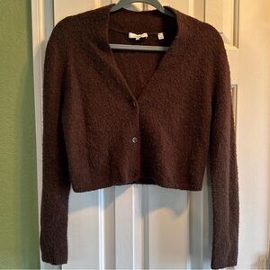 Vince brushed mohair cardigan